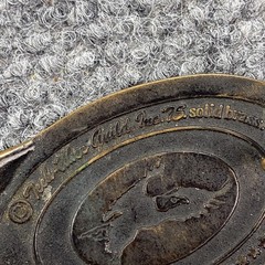 Vintage Tech Ether Guild Bald Eagle Belt Buckle Solid Brass USA Patriotic 70s