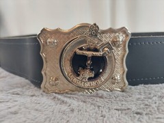 A.P.S Crest Belt Buckle With Belt Scottish