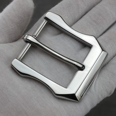 Stainless Steel Single Prong Replacement Belt Buckle Fits 1.5 Inch Wide Belt