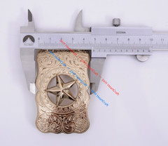 WESTERN COWBOY COWGIRL CHAMPION GLOD TEXAS RANGER STAR RODEO TROPHY BELT BUCKLE