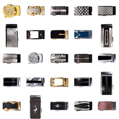 Mens Ratchet Belt Belts For Men Automatic Buckle Real Leather Waistband Straps