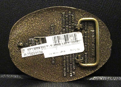 *TONY LAMA Quarter Horse Breeder Series Brass Belt Buckle FIRST Edition Unworn