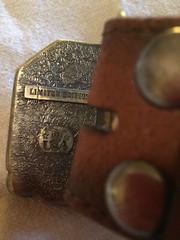 Vera Pelle Genuine Leather Classico Italia Limited Edition Belt Serial N0: 716 L