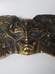 Karmpa Valkyrie Brass Belt Buckle- Viking Ukraine Metal Art Cast