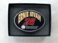 American Legends #129 ERNIE IRVAN #28 TEXCO HAVOLINE NASCAR SPORTS RACING BUCKLE