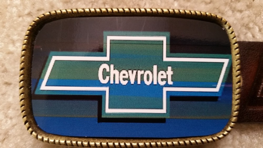 CHEVROLET Epoxy Photo Buckle New USA