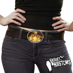Wizard Belt Buckle – Magic Witchcraft Warlock Sorcerer Handmade Buckle – 745