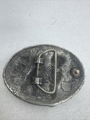 Alpha Wolf Silver Belt Buckle Made In The USA 1995
