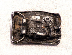 VINTAGE BELT BUCKLE CANADA NORTH AMERICAN COUNTRY WILD & WONDERFUL SISKIYOU BB10