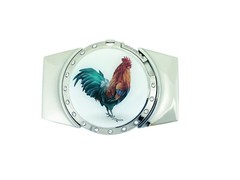 Hidden Removable Lighter & Belt Buckle Combo Western Cowboy Rodeo Rooster Men&rsquo;s