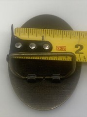 Vintage Brass Tommy Hilfiger Belt Buckle 3 1/4&Prime; x 2 1/4&Prime;