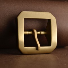 1 X Replacement 4cm(1.5&Prime;) Heavy Duty Solid Brass Single Prong Belt Buckle