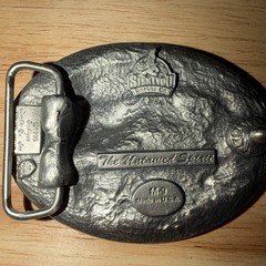 Belt Buckle « Born To Be Free » Motorcycle Size 90mmx85mm Suits 4cm Belt
