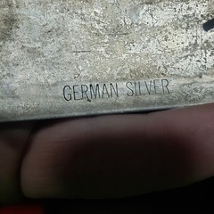 Vintage German Silver Semi Truck Belt Buckle Engraved Brass Tone Big Rig Men