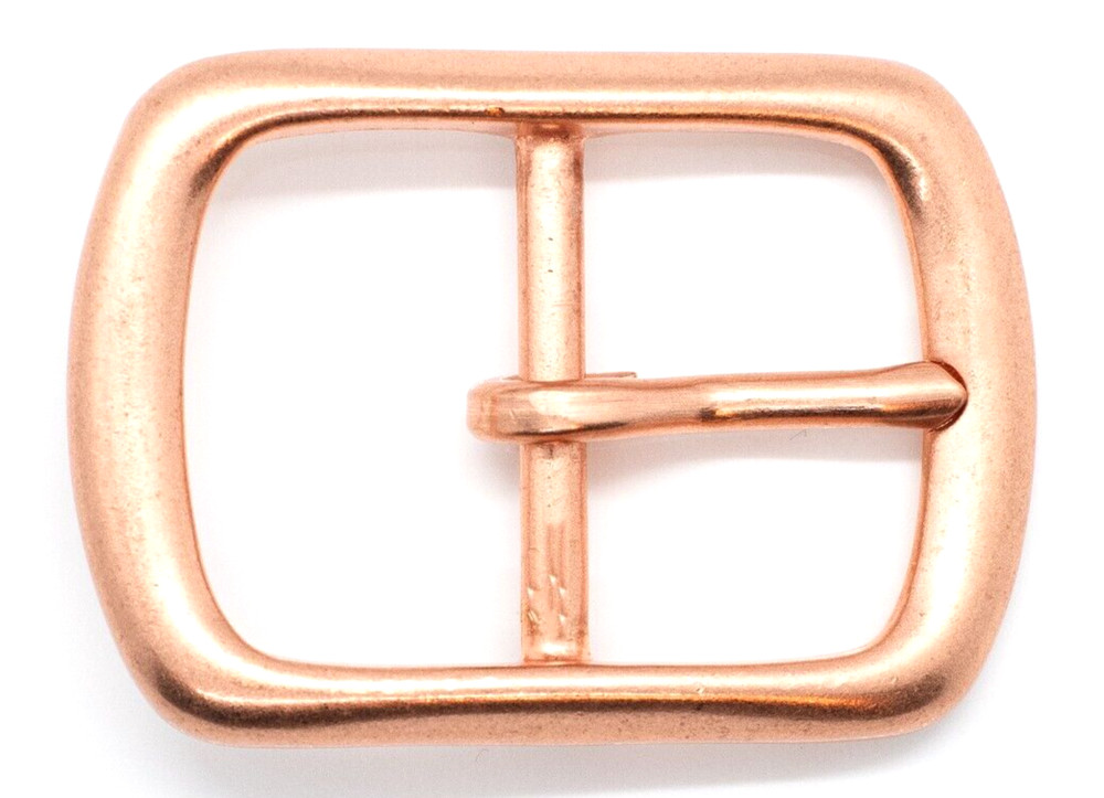 Solid Brass Center Bar Heavy Duty Belt Buckle – Fits 1.5&Prime; (38mm) Belts
