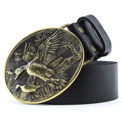 Duck hunting belt buckle, Trophy duck season hunter gift