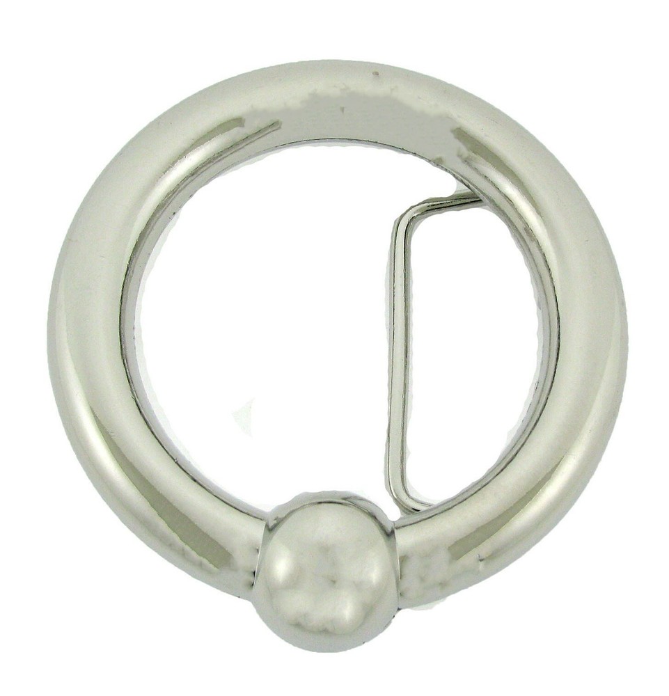 Piercing Barbell Body Belly Button Nose Nipple Sexy Ring Ear Belt Buckle chrome