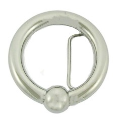 Piercing Barbell Body Belly Button Nose Nipple Sexy Ring Ear Belt Buckle chrome