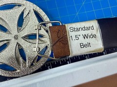 Jamaica Jamaican Flag Spinner Wheel Rim Round Moving NOS Belt Buckle