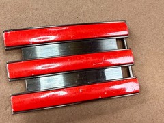 Adidas Golf 3 Stripe Red Gray Color – Trophy Award Style Sports Belt Buckle