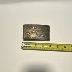Winchester Men&rsquo;s Rectangular Western Belt Buckle Antique Finish 1.75&Prime; MPN 608