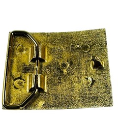 Dante VTG Belt Buckle Two Tone Gold Silver Golf Clubs MCM 70s Dad Grandpacore