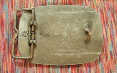 Vtg The Nashville Network TNN Guitar Logo Belt Buckle