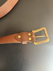 Custom Made Jeans Belt, Size 38