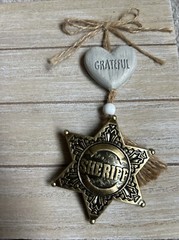 Fashion Men’s Sheriff Badge Metal Star Buckle