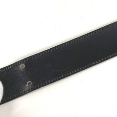 Hermes H Belt Vintage Buckle Leather G Engraved Red Black