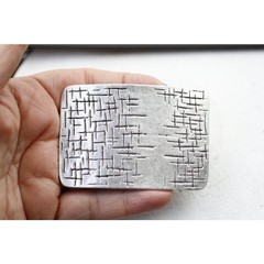 Modern Metal Belt Buckle Rectangle – Clear, Strong and Expressive
