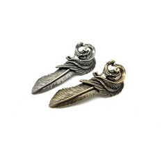 Copper Feathers Charm Jewelry Decoration Accessories Bag Decoration Pendants lot