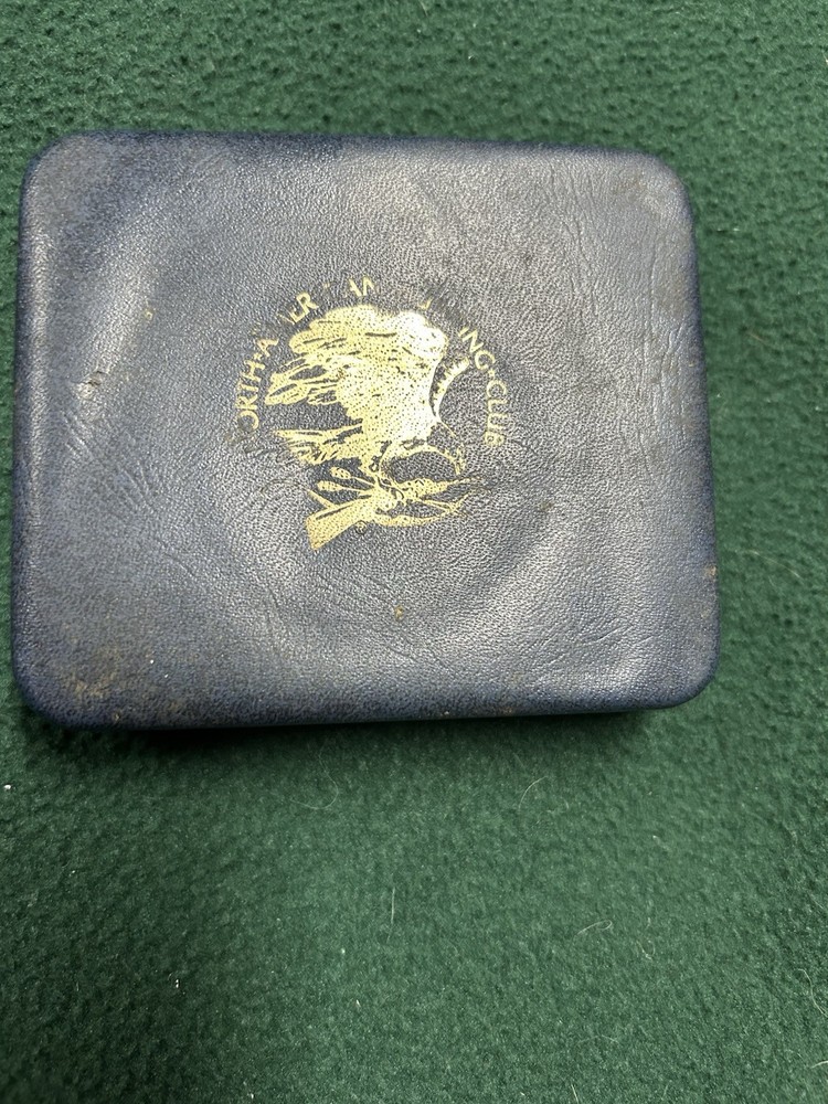 North American Hunting Club Gold-Tone Belt Buckle Vintage NAHC Life Member