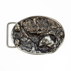 Scorpion german silver handmade belt buckle, Scorpion buckle for casual belt