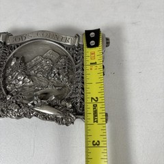 Vintage Bergamot Brass Works God&rsquo;s Country 1983 Belt Buckle H-86