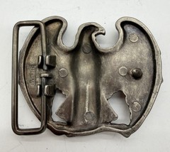 Vintage Belt Buckle Avon Eagle Wings Bird Metal Silver Tone