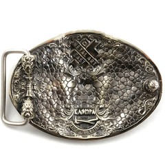 King Lion German silver belt buckle, Animal head, handmade lion belt buckle