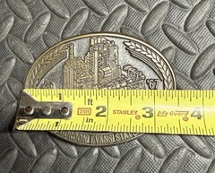 Vtg Kansas Gas & Electric Co. 1961-‘67 Gordon Evans Station Utility Belt Buckle!