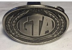 VINTAGE GTA 1980 FIRST EDITION BELT BUCKLE