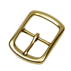 Men&rsquo;s Replacement Single Prong Belt Buckle 38-40mm Brass Stainless Steel