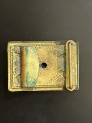 Vintage Rare 1930’s John Marshall Cadet Corps Richmond VA Enameled Belt Buckle