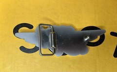 Vintage Bob Vokey White BV Wings Belt Buckle w/ Pouch