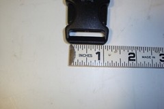 2 X Black plastic triple retention buckles for 1&Prime; belt new w/o tags UTX brand