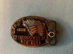 C+J Inc.Vietnam Vet,Forgotten Hero, Belt Buckle.very Nice Condition