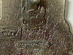 Vintage Great American Pewter Bald Eagle Belt Buckle 1983 Made USA new In Box