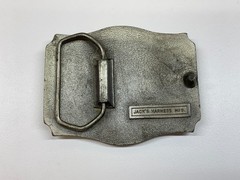 Vintage Belt Buckle Equestrian Horse Harness Racing Jockey Riding Sulky Trotter