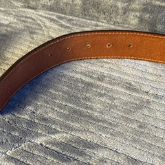 Crumrine Buffalo Belt & Buckle Western Silver Tone 38058 Cowboy LEATHER Belt 42