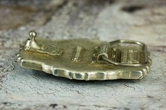 Flying Eagle western belt buckle vintage 1983 Great American Buckle Co.