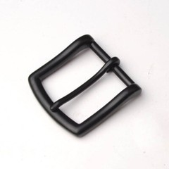 3.9cm Heavy Duty Single Prong Belt Buckle Black Metal Buckle Replacement