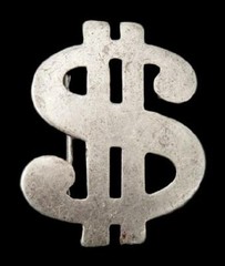 Solid Money Dollar Sign Cool Belt Buckle Belts Buckles